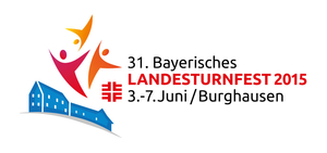 Logo 31. Bayerisches Landesturnfest 2015 Burghausen