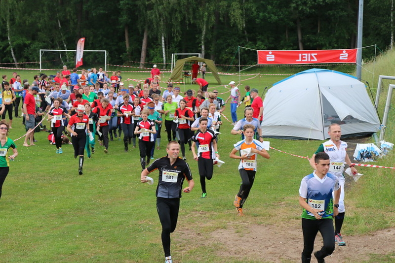 Start der Bayerischen Staffelmeisterschaft 2015